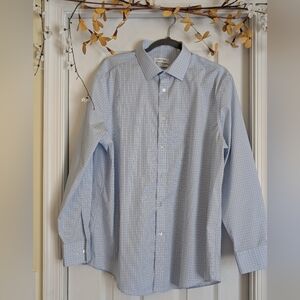Calvin Klein Blue Dress Shirt Timeless Office Essential